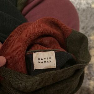 David Naman Multicolor Turtleneck